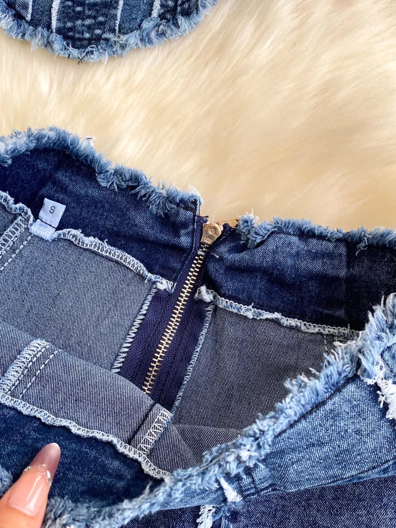 Raw Hem Denim Cami and Flare Jeans Set New Era Fashion LLc