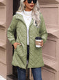 Women’s Cotton Jacket – Solid Color Lightweight Casual Outerwear FitiqueFit