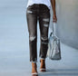 Plus Size Women's Ripped Jeans Trousers