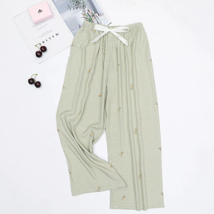 Cotton Sleep Pants - Loose Casual Printed