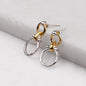 Aikon - Horse Bit Equestrian Earring Two Tone Urban-Equestrian