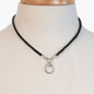 Aikon - Leather & Silver Equestrian Horse Bit Necklace Urban-Equestrian