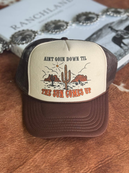 Ain't Going Down Trucker Hat Wild Junkie