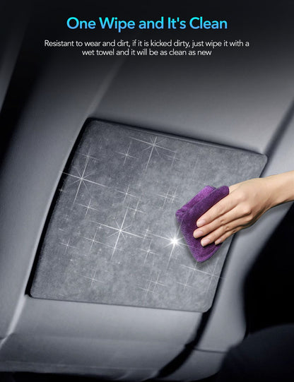 Alcantara Seat Back Protector for Model 3 Highland/Y Juniper | 2-Pack | Premium Comfort Tesery Official Store
