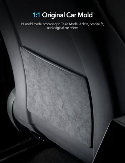 Alcantara Seat Back Protector for Model 3 Highland/Y Juniper | 2-Pack | Premium Comfort Tesery Official Store