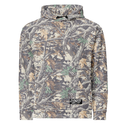 Faded Camo Wide String Hoodie Luckless Outfitters