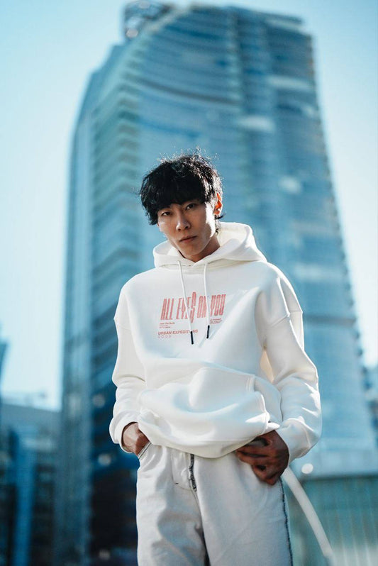 Oversize 'All Eyes on You' Graphic Hoodie - Abstract Streetwear Sweatshirt Withinblack