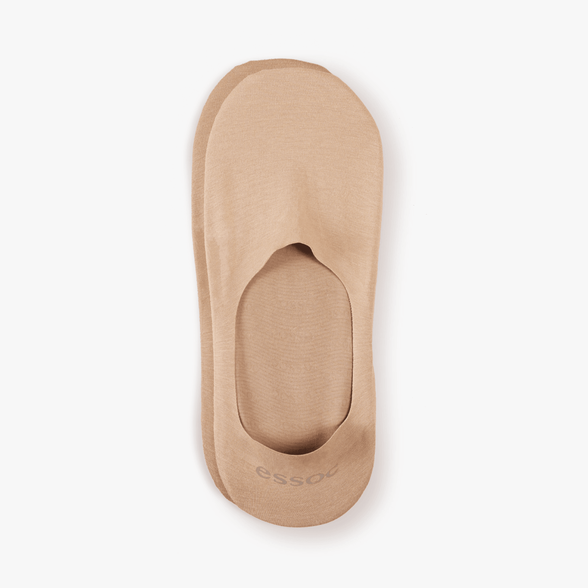 Unisex Cotton No Show Socks | Almond Beige essoc