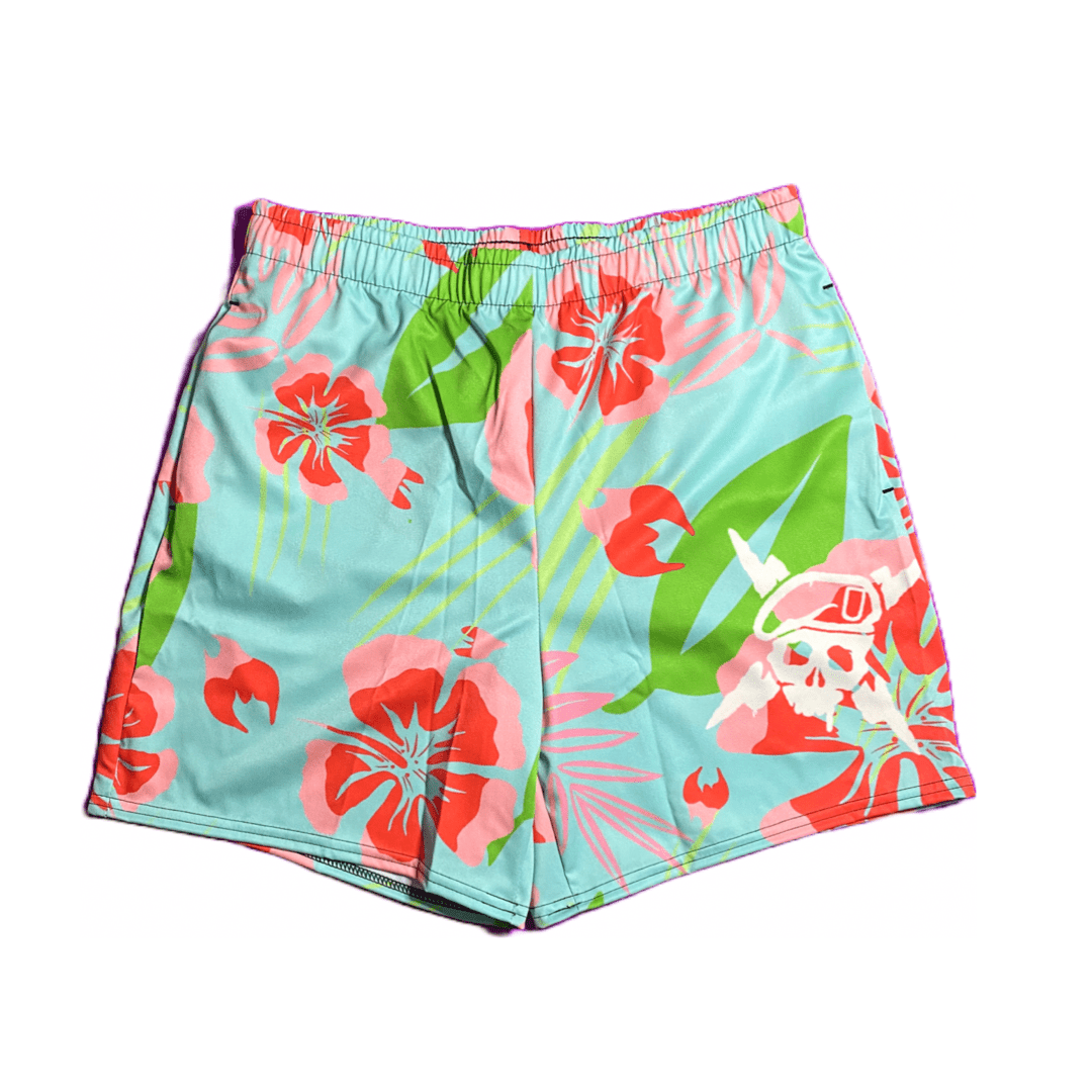 Aloha Shorts – Men's Floral Performance Training Shorts OVR & OUT