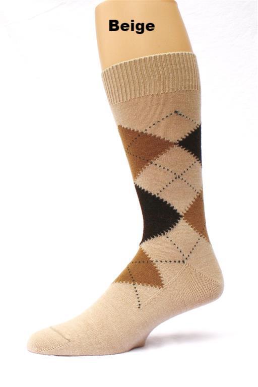 Alpaca Argyle Socks Purely Alpaca