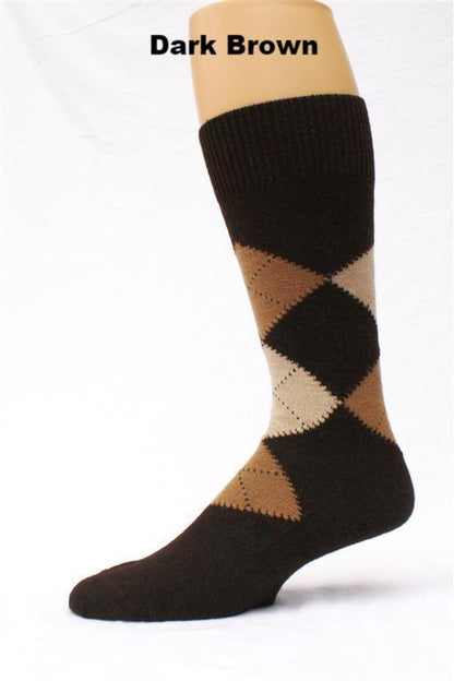 Alpaca Argyle Socks Purely Alpaca