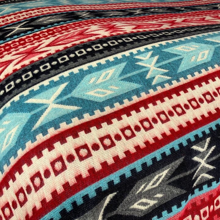 Alpaca Bed Blanket - Southwest Patterned Purely Alpaca