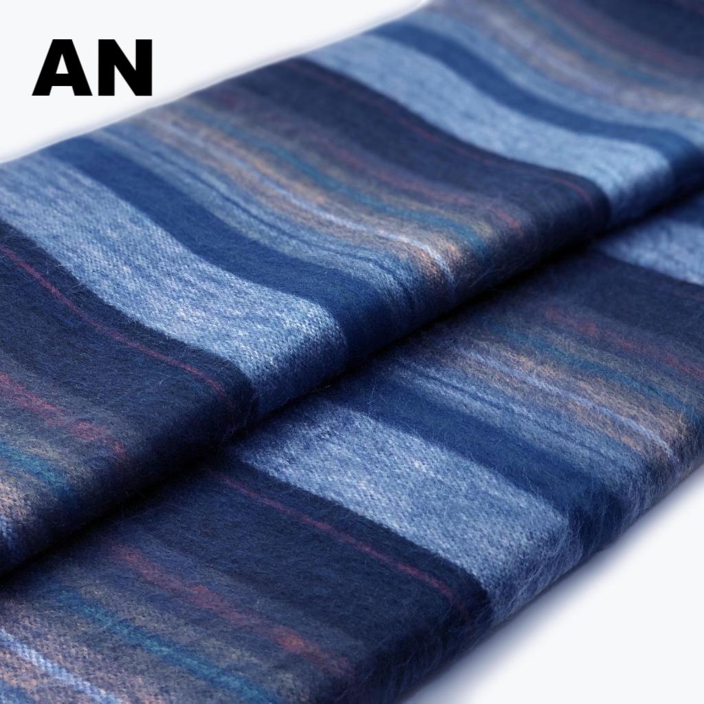 Alpaca Bed Blanket - Striped Purely Alpaca