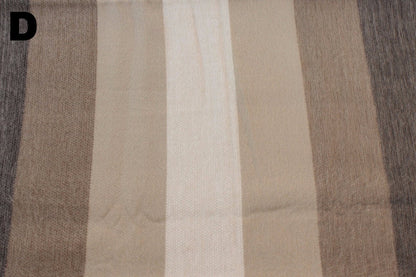 Alpaca Bed Blanket - Striped Purely Alpaca