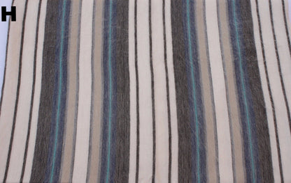 Alpaca Bed Blanket - Striped Purely Alpaca