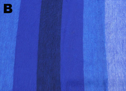 Alpaca Bed Blanket - Striped Purely Alpaca
