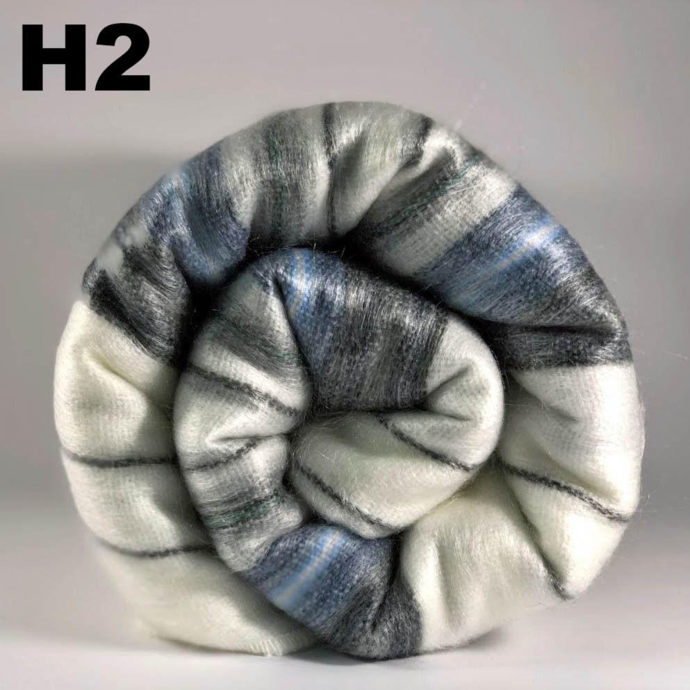 Alpaca Bed Blanket - Striped Purely Alpaca