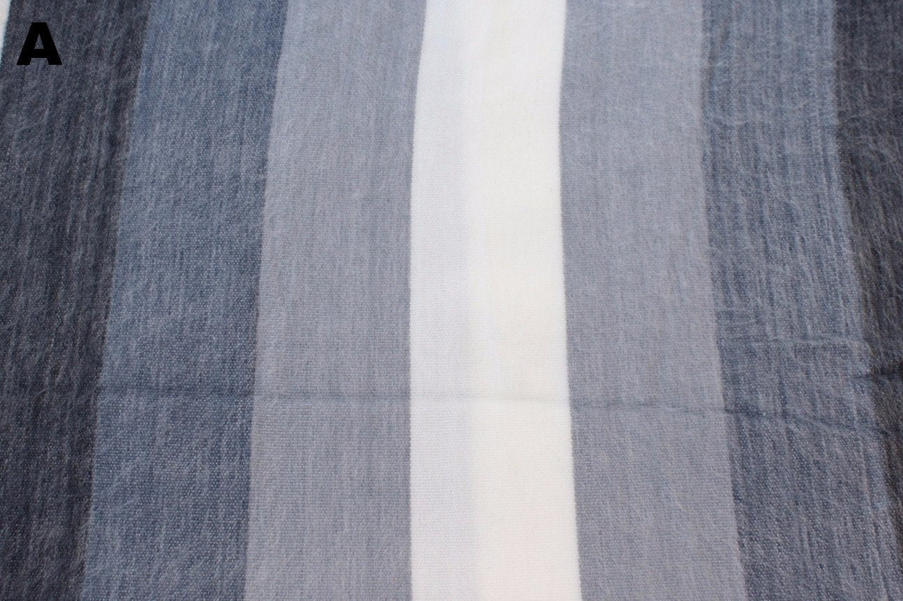 Alpaca Bed Blanket - Striped Purely Alpaca
