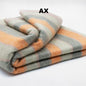 Alpaca Bed Blanket - Striped Purely Alpaca