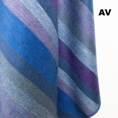 Alpaca Bed Blanket - Striped Purely Alpaca