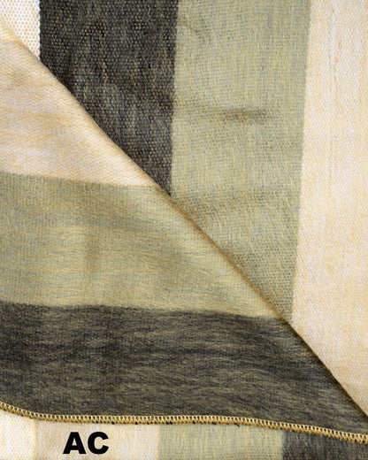 Alpaca Bed Blanket - Striped Purely Alpaca