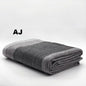 Alpaca Bed Blanket - Striped Purely Alpaca