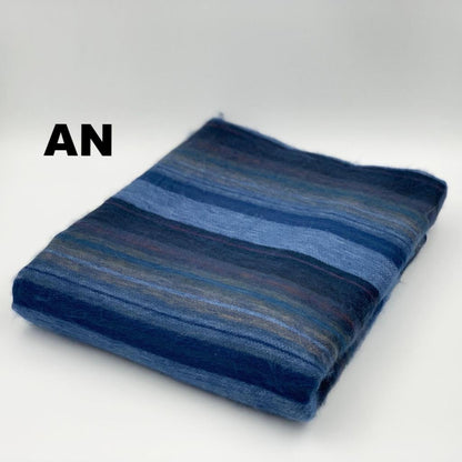Alpaca Bed Blanket - Striped Purely Alpaca