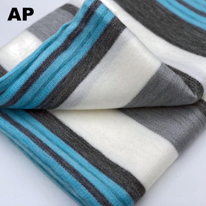 Alpaca Bed Blanket - Striped Purely Alpaca