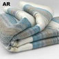 Alpaca Bed Blanket - Striped Purely Alpaca