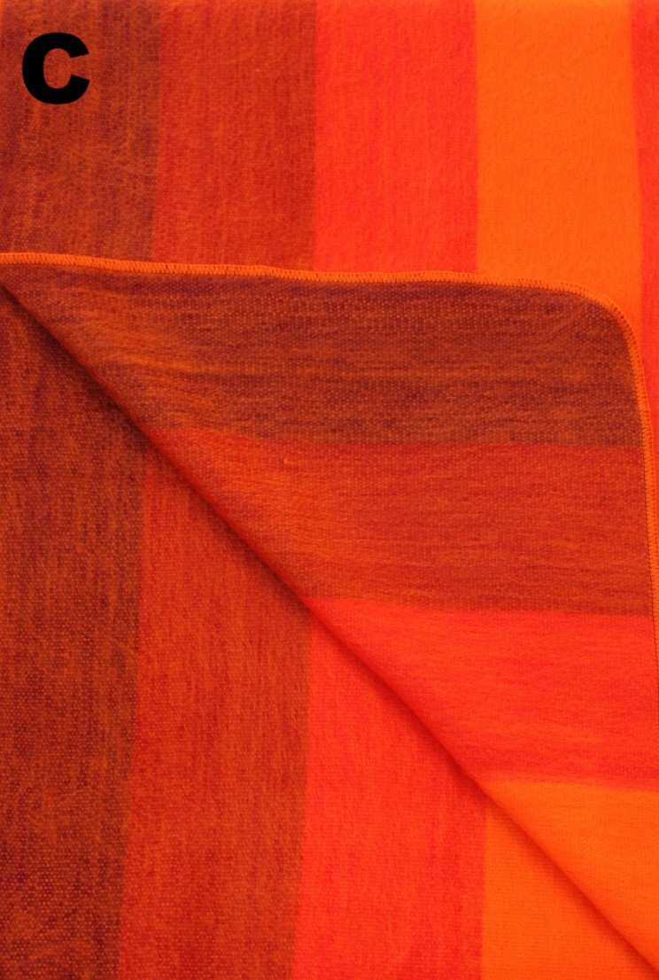 Alpaca Bed Blanket - Striped Purely Alpaca