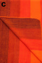 Alpaca Bed Blanket - Striped Purely Alpaca