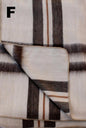 Alpaca Bed Blanket - Striped Purely Alpaca