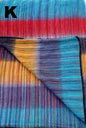 Alpaca Bed Blanket - Striped Purely Alpaca