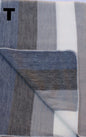 Alpaca Bed Blanket - Striped Purely Alpaca