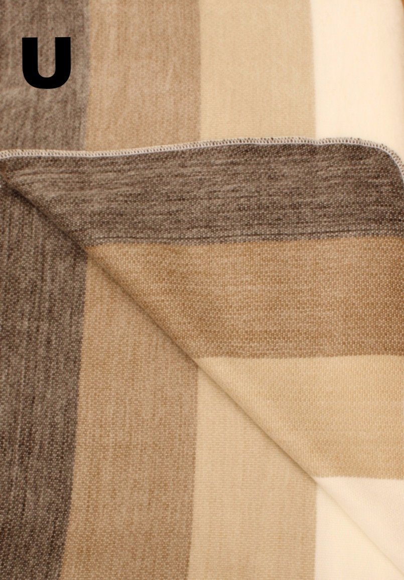 Alpaca Bed Blanket - Striped Purely Alpaca