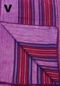 Alpaca Bed Blanket - Striped Purely Alpaca