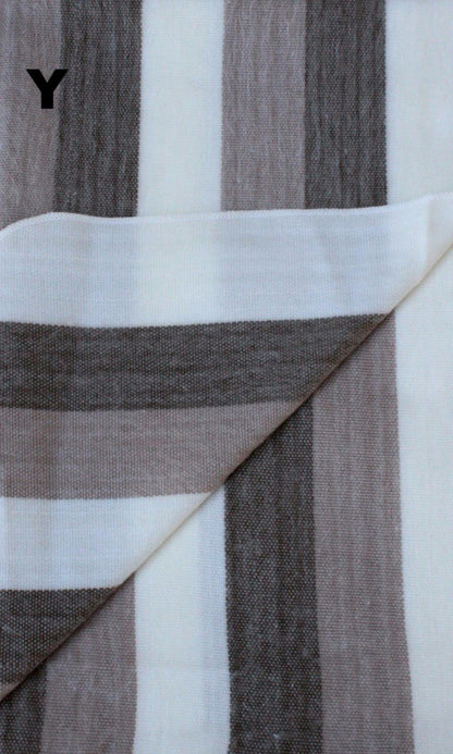 Alpaca Bed Blanket - Striped Purely Alpaca