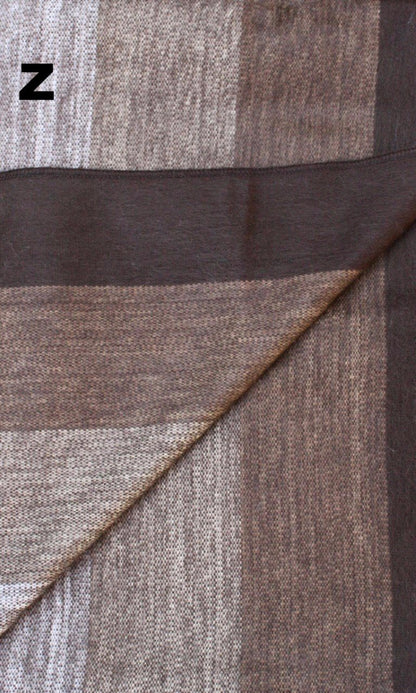 Alpaca Bed Blanket - Striped Purely Alpaca
