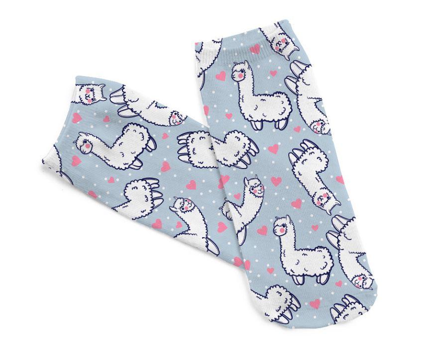 Alpaca Dreams of Love Socks Purely Alpaca