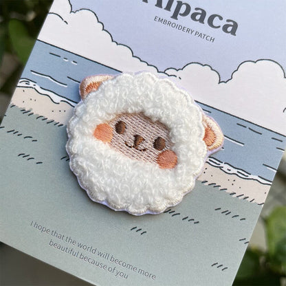 Alpaca Embroidery Patch Purely Alpaca