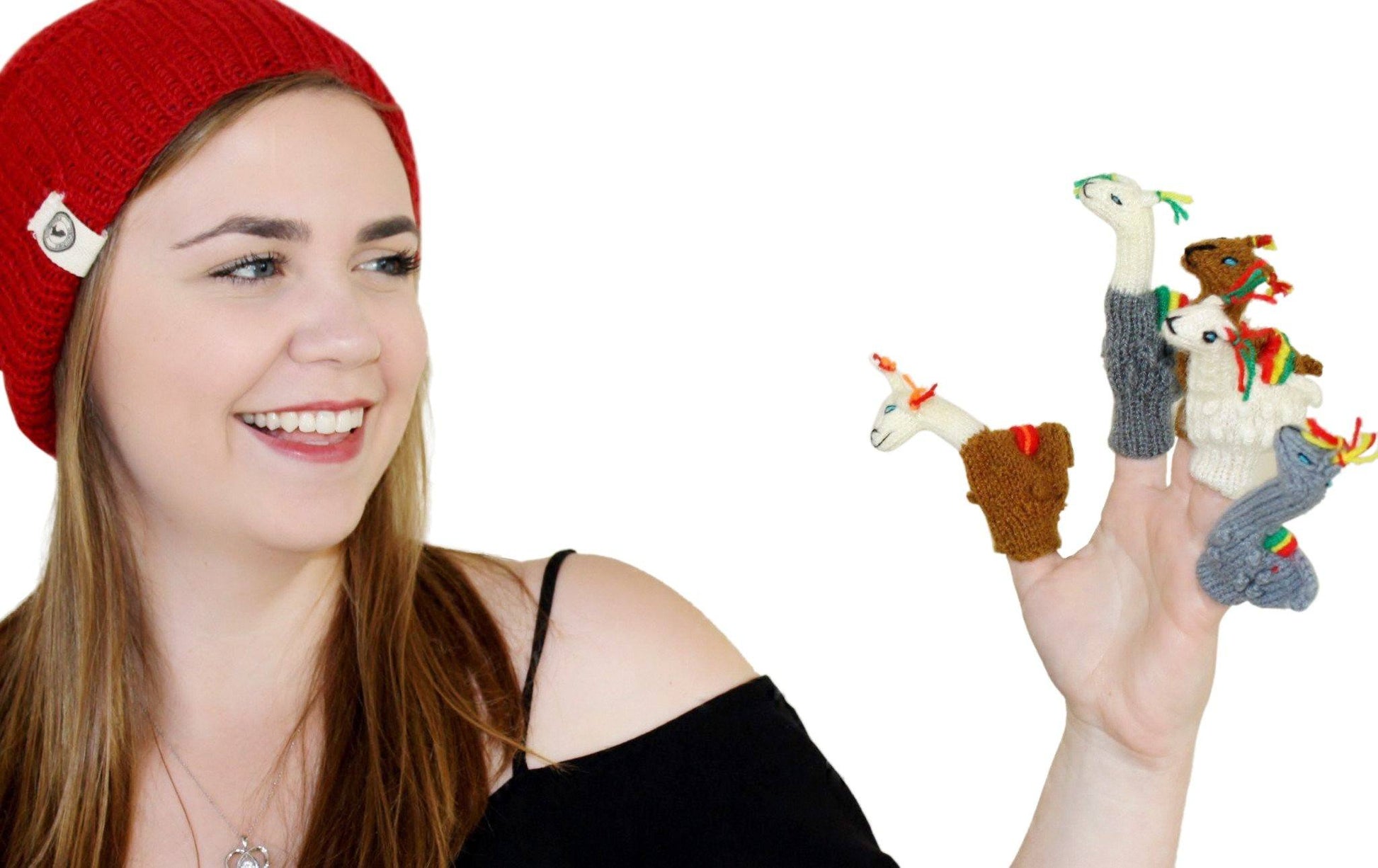 Alpaca Finger Puppet Purely Alpaca