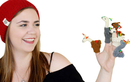 Alpaca Finger Puppet Purely Alpaca