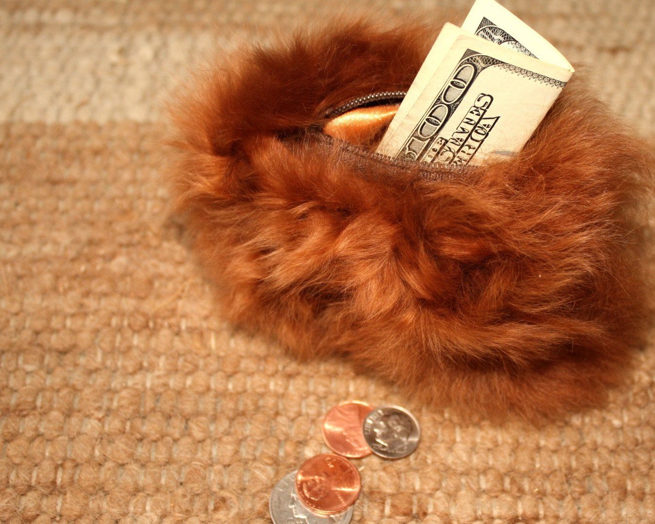Alpaca Fur Coin Purse Purely Alpaca
