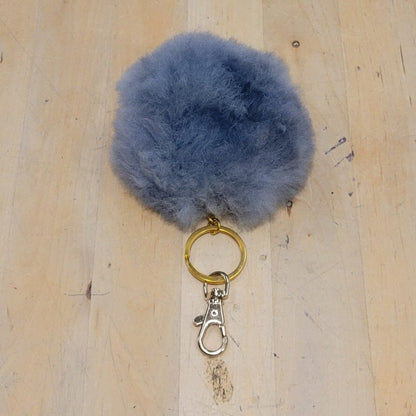 Alpaca Fuzzball Keychain Purely Alpaca