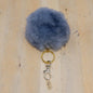 Alpaca Fuzzball Keychain Purely Alpaca
