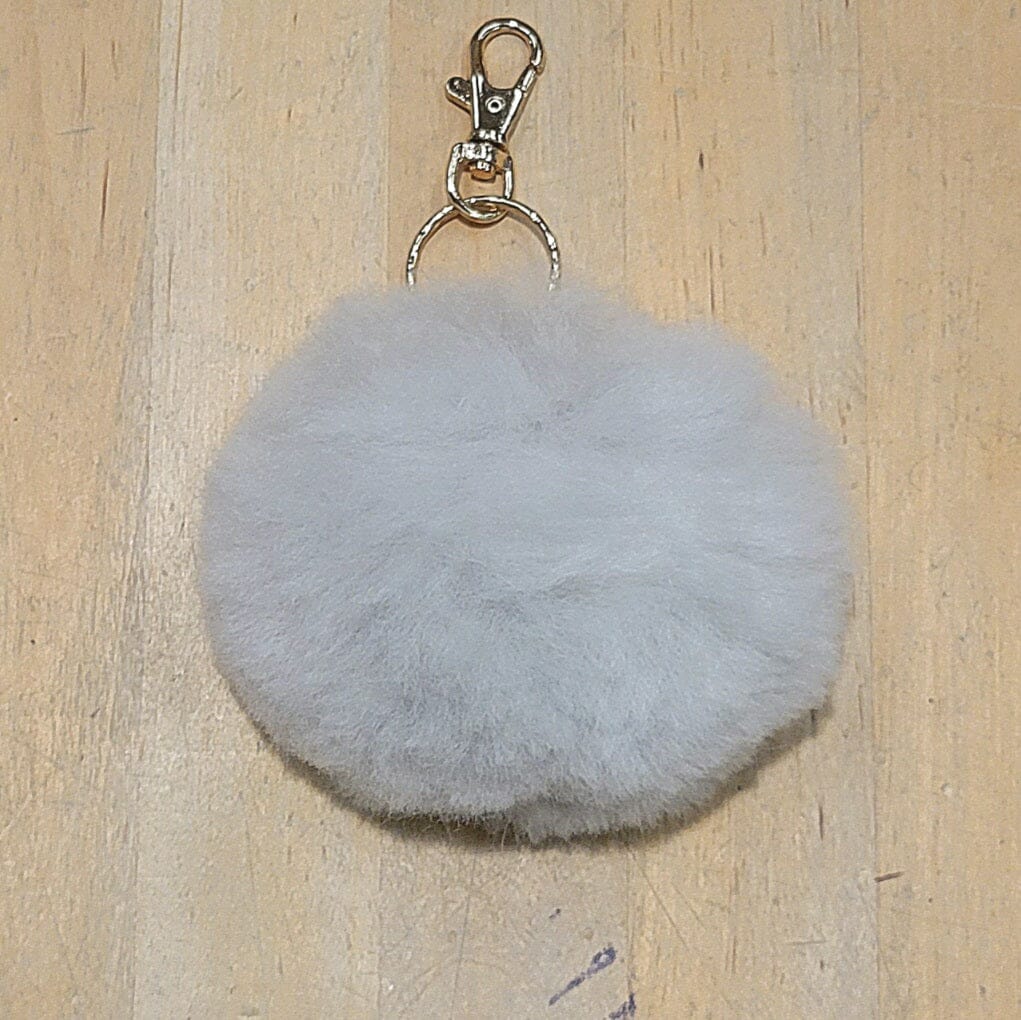 Alpaca Fuzzball Keychain Purely Alpaca