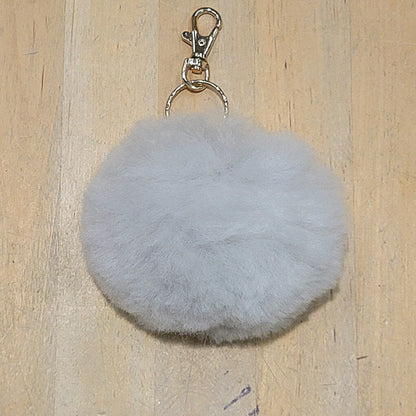 Alpaca Fuzzball Keychain Purely Alpaca