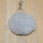 Alpaca Fuzzball Keychain Purely Alpaca