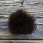 Alpaca Fuzzball Keychain Purely Alpaca