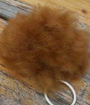 Alpaca Fuzzball Keychain Purely Alpaca